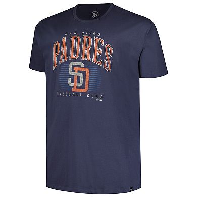 Men's '47 Navy San Diego Padres Big & Tall Double Header T-Shirt