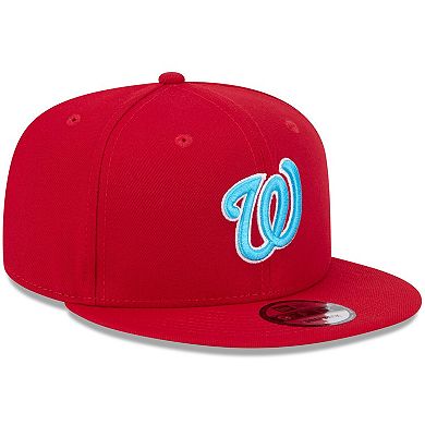 Men's New Era Red Washington Nationals 2024 Father's Day 9FIFTY Snapback Hat