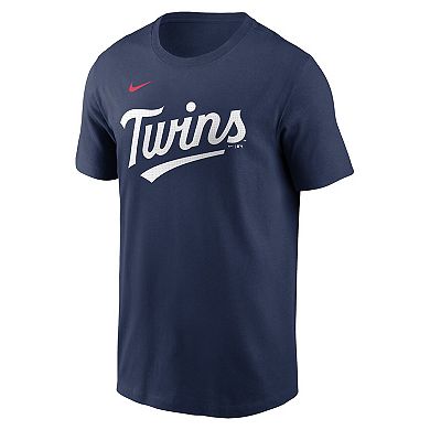 Men's Nike Carlos Correa Navy Minnesota Twins Fuse Name & Number T-Shirt