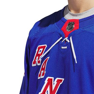 Men's adidas Adam Fox Blue New York Rangers Home Primegreen Authentic Pro Player Jersey