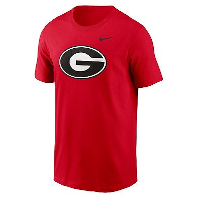 Men's Nike Red Georgia Bulldogs Primetime Evergreen Logo T-Shirt