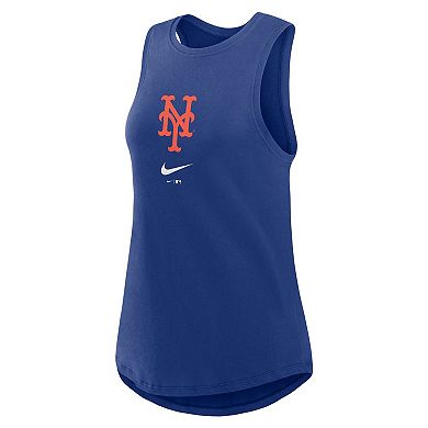 Women's Nike Royal New York Mets Legacy Icon High Neck Fashion Tank Top