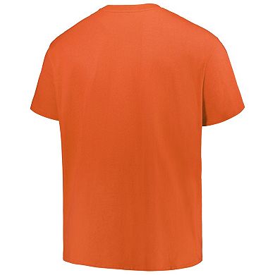 Men's Profile Texas Orange Texas Longhorns Big & Tall Color Stripe T-Shirt