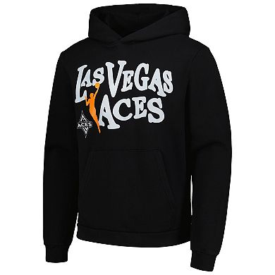 Unisex Playa Society Black Las Vegas Aces Team Pullover Hoodie
