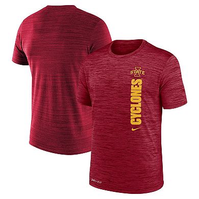 Men's Nike Cardinal Iowa State Cyclones 2024Â Sideline Velocity Legend Performance T-Shirt