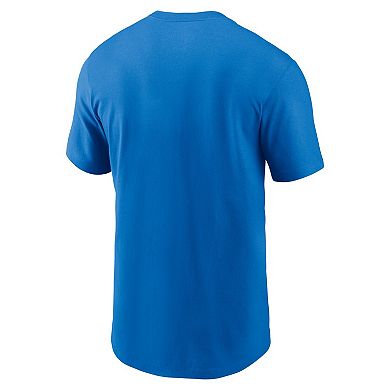 Men's Nike Blue Detroit Lions Primary Logo T-Shirt