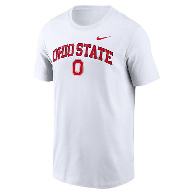 Men's Nike White Ohio State Buckeyes Blitz 2-Hit T-Shirt