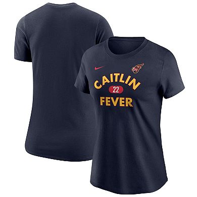 Women's Nike Caitlin Clark Navy Indiana Fever 2024 WNBA Draft Caitlin Fever T-Shirt