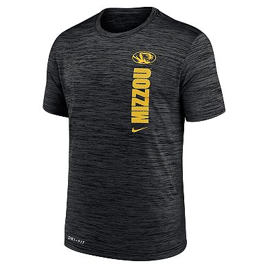 Men's Nike Black Missouri Tigers 2024 Sideline Velocity Legend Performance T-Shirt