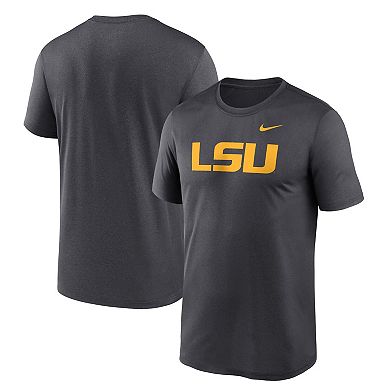 Men's Nike Anthracite LSU Tigers Primetime Legend Logo T-Shirt