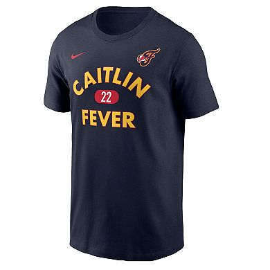 Unisex Nike Caitlin Clark Navy Indiana Fever 2024 WNBA Draft Caitlin Fever T-Shirt
