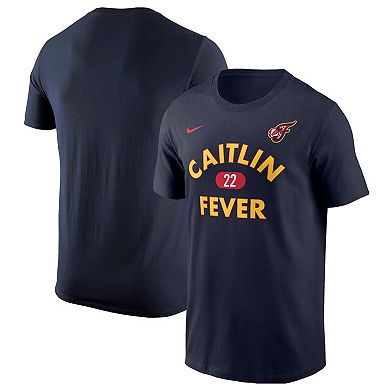 Unisex Nike Caitlin Clark Navy Indiana Fever 2024 WNBA Draft Caitlin Fever T-Shirt