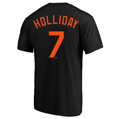 Men's Jackson Holliday Black Baltimore Orioles Big & Tall Name & Number T-Shirt