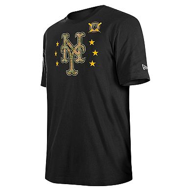 Men's New Era Black New York Mets 2024 Armed Forces Day T-Shirt