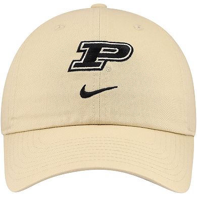 Men's Nike Gold Purdue Boilermakers 2024 Sideline Club Adjustable Hat