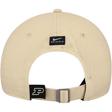 Men's Nike Gold Purdue Boilermakers 2024 Sideline Club Adjustable Hat