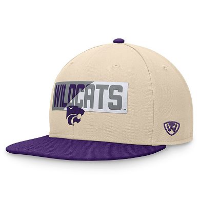 Men's Top of the World Khaki Kansas State Wildcats Goalaso Snapback Hat