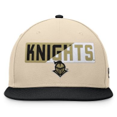 Men's Top of the World Khaki UCF Knights Goalaso Snapback Hat