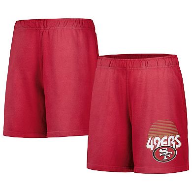 Youth Scarlet San Francisco 49ers Beach Bum Sun-Bleached French Terry Shorts