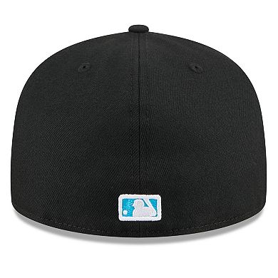 Men's New Era Black Miami Marlins 2024 Father's Day 59FIFTY Fitted Hat