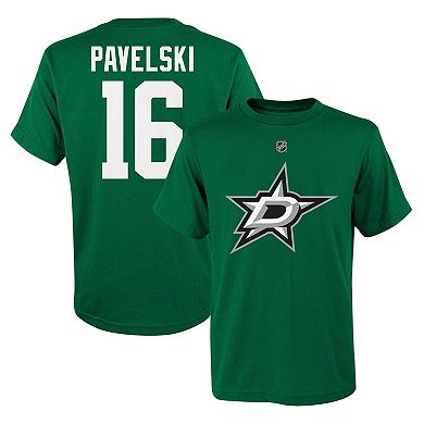 Youth Joe Pavelski Kelly Green Dallas Stars  Player Name & Number T-Shirt