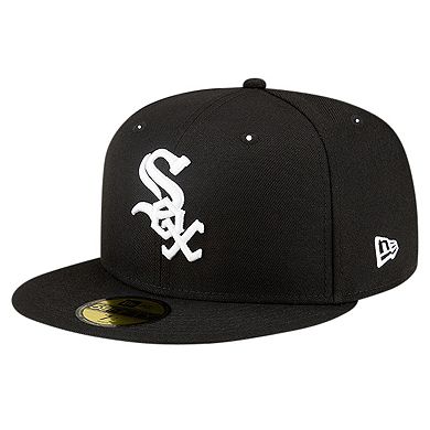 Men's New Era Black Chicago White Sox Atmos Animal Undervisor 59FIFTY Fitted Hat