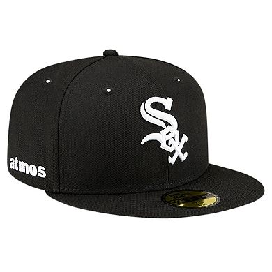 Men's New Era Black Chicago White Sox Atmos Animal Undervisor 59FIFTY Fitted Hat