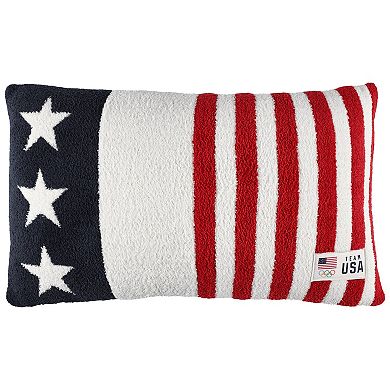 Barefoot Dreams Team USA CozyChic Stars and Stripes Pillow