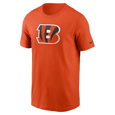 Men's Nike  Orange Cincinnati Bengals Primary Logo T-Shirt