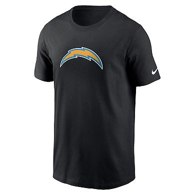 Men's Nike  Black Los Angeles Chargers Logo Essential T-Shirt