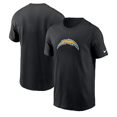 Men's Nike  Black Los Angeles Chargers Logo Essential T-Shirt