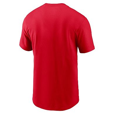 Men's Nike Red Georgia Bulldogs Primetime Evergreen Wordmark T-Shirt
