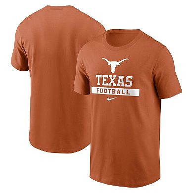 Men's Nike Texas Orange Texas Longhorns Football T-Shirt