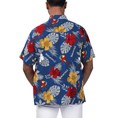 Men's Margaritaville Royal Los Angeles Dodgers Island Life Floral Party Button-Up Shirt