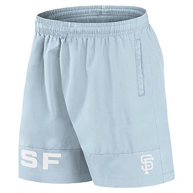 Men's Fanatics Light Blue San Francisco Giants Elements Swim Shorts