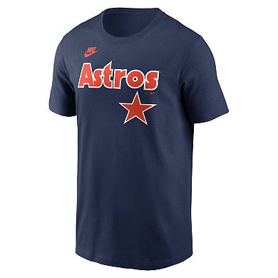 Men's Nike Craig Biggio Navy Houston Astros Cooperstown Collection Fuse Name & Number T-Shirt