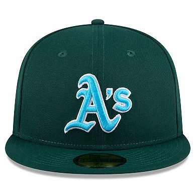 Men's New Era Green Oakland Athletics 2024 Father's Day 59FIFTY Fitted Hat