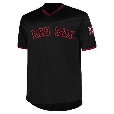 Men's Profile Black Boston Red Sox Big & Tall Pop Fashion Jersey