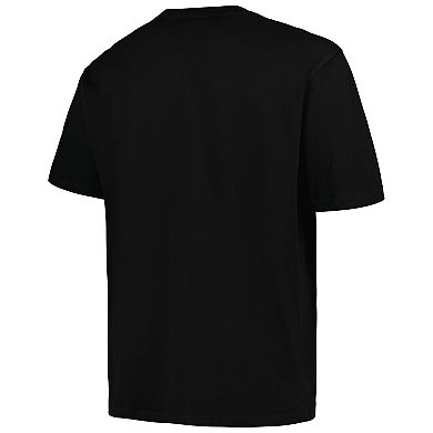 Men's Profile Black Louisville Cardinals Big & Tall Pop T-Shirt