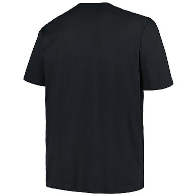 Men's '47 Black San Francisco Giants Big & Tall Double Header T-Shirt