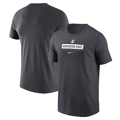 Men's Nike Anthracite Washington State Cougars 2024 Sideline Team Issue Performance T-Shirt