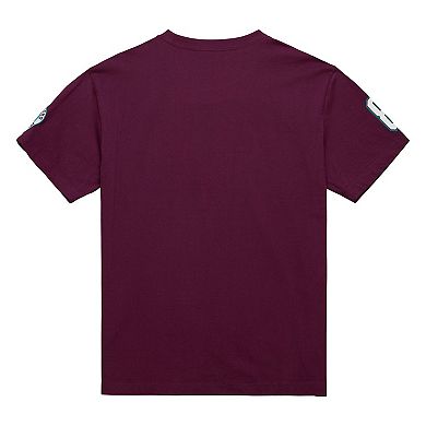 Men's Mitchell & Ness Teemu Selanne Purple Anaheim Ducks Premium Nickname Vintage Logo T-Shirt