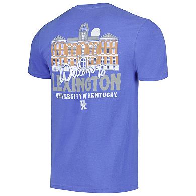 Unisex Royal Kentucky Wildcats Hyper Local Welcome to Campus T-Shirt