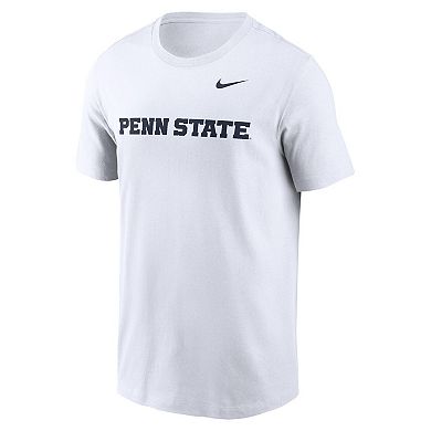 Men's Nike White Penn State Nittany Lions Primetime Evergreen Wordmark T-Shirt