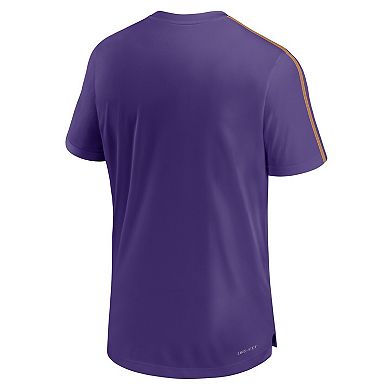 Men's Nike Purple LSU Tigers 2024 Sideline Coach Performance Top