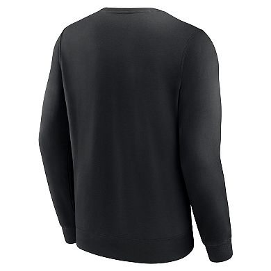 Men's Fanatics Black San Francisco Giants Focus Fleece Pullover Sweatshirt