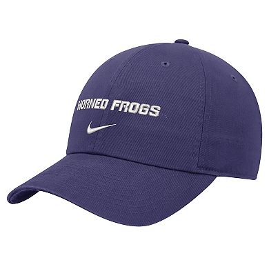 Men's Nike Purple TCU Horned Frogs 2024 Sideline Club Adjustable Hat