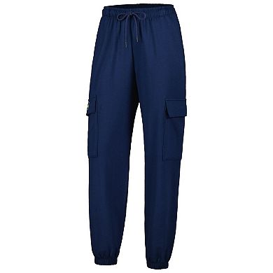 Women's Lusso Navy Michigan Wolverines Mellie Cargo Pants