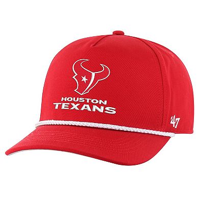 Men's '47 Red Houston Texans Rope Hitch Adjustable Hat