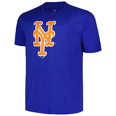 Men's Profile Royal New York Mets Big & Tall #1 Dad T-Shirt